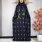 2024 New Muslim Long Sleeve Abaya Women Ramadan Prayer Clothes Turkey Middle East Femme Robe Loose African Dress Two-Hat Abaya