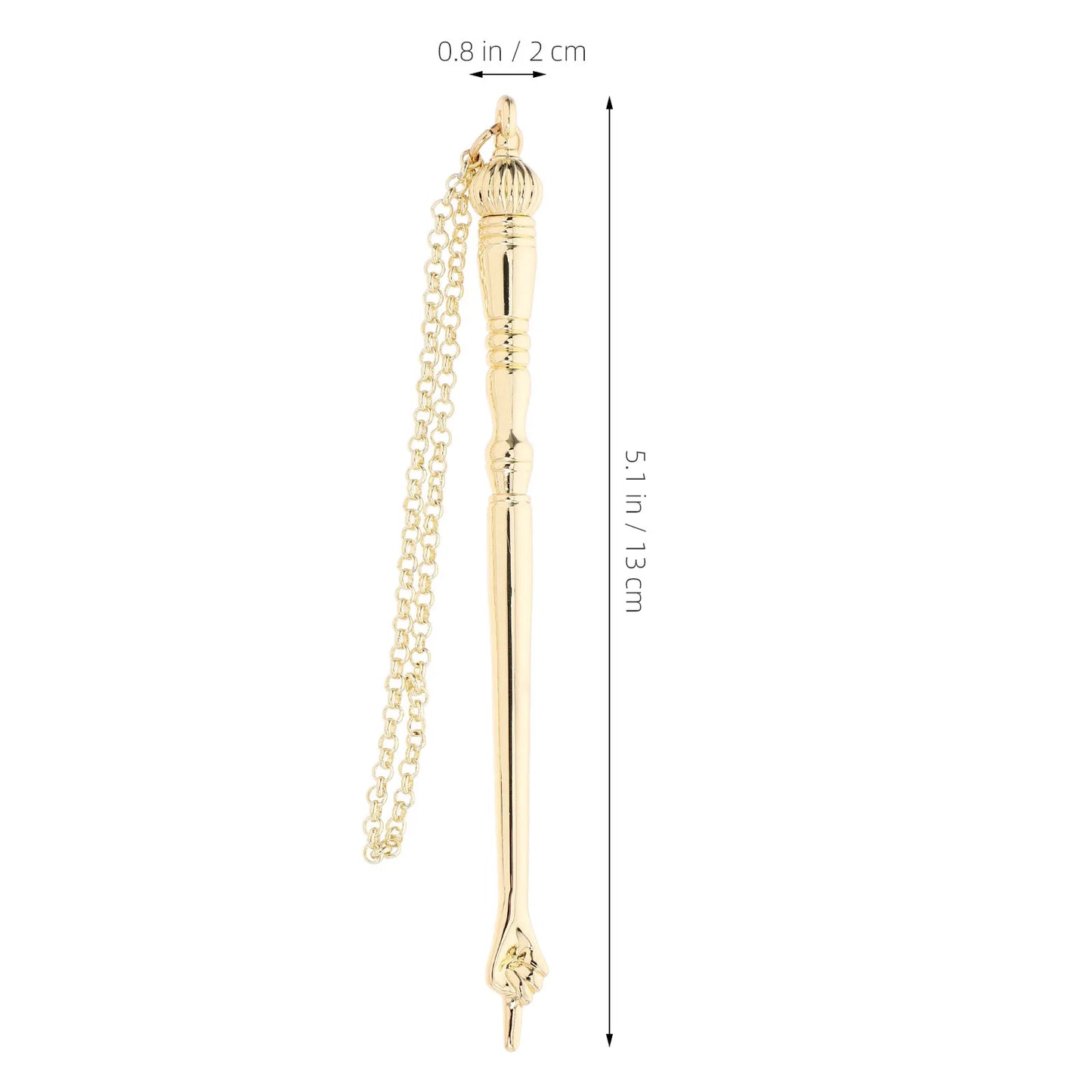 Jewish Gifts Reading Tool Pointer with Chain Decorative Torah Scripture Bible Metal Tool Synagogue Book Metal Finger Tool NEW