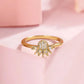 925 Silver Sun and Moon  Couple Ring Set Sky Blue Sparkling Cubic Zirconia Rings Promise Fine Jewelry Gifts for Valentines Day