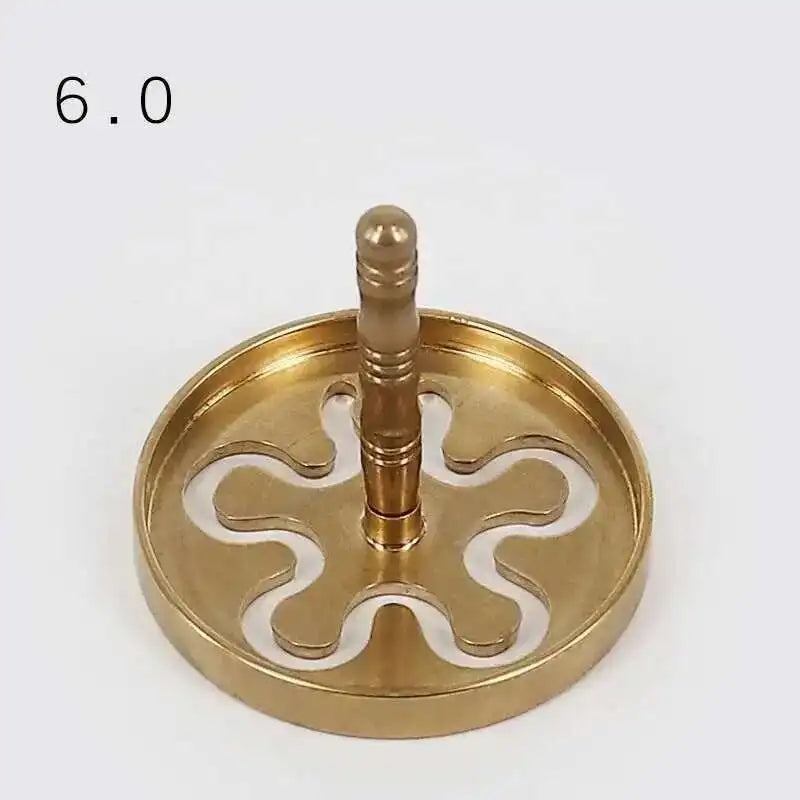Incense Burner Accessories Copper Metal Lotus Cloud Hollow Out Printing Pressing Equipment Tools Chinese Living Room Incense