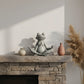 VILEAD Original Design Meditating Frog Sage Resin Zen Artistic Figurine Decorative Garden Statue Home Office Desk Decor
