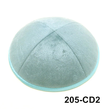 GIU 19cm Jewish Velvet Kippah Kippot Kipa Caps Skullies Beanies Yarmulke Kipot Dome For Wedding And Events