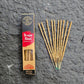 1x Natural Rubbing by hand Indian Incense Sticks White Sage Palo Santo High-end Sandalwood Joss Stick Incenses