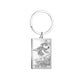 Dawapara Tarot Cards Keychains Stainless Steel Vintage Amulet Good Luck The Major Arcana Keyring Wiccan Jewelry