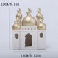 1 PC Candlestick Muslim Kaaba Dome Mosque Islamic Desktop Ornament Table Car Decor Crafts Gifts
