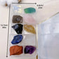 10PCs/Box Natural Crystal Rough Raw Set Energy Gemstones Rough Rocks And Mineral Chakra Stone With Box