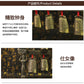 Chinese Old Meditation Gong with 7 Ornate Bell with Dragon Design Chinese Musical Instrument Bronze Metal Handicraft Home Decor