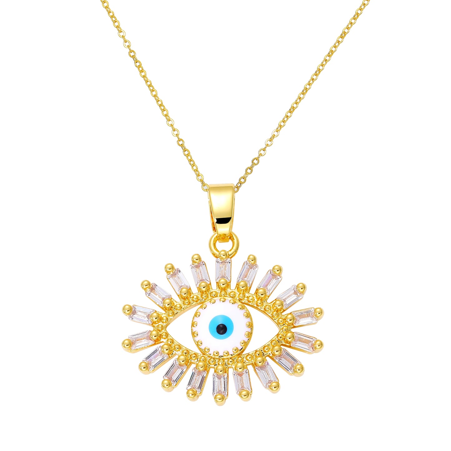 Juya Handmade Copper Adjustable Chains Micro Pave Zircon Enamel Greek Evil Eye Of Fatima Hamsa Hand Bracelets For Women Men