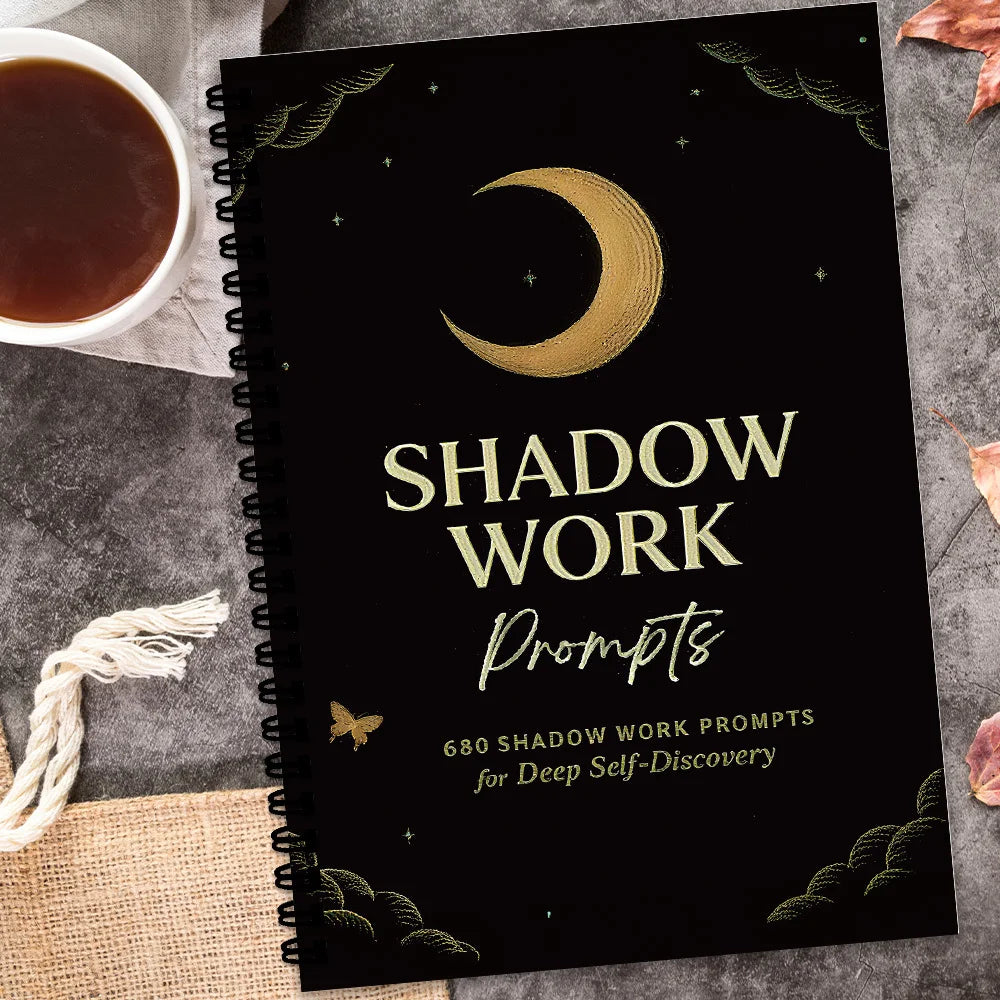 1PC Shadow Work Journal, Mental Health & Emotional Healing Workbook for Anxiety, Self-Therapy, Spiral Bound Daily Reflection Not