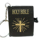 Christian Bible Spanish Pendant Keychain Bag Car Hanging Key Ring Birthday Gift Key Chain Bag Charms Keychains
