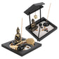 Buddha Sand Tray Zen Garden Decor Resin Craft Home Ornament for Living Room Desktop Meditation Focus Innovative Mindful Gift