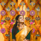 Happy Diwali Hanging Decoration Supplies Indian Festival of Lights Hanging Banner Deepavali Suture Paper Circle Garland Diwali
