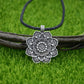Om Yoga Lotus Flower Pendant Necklace Religious Buddha Mandala Meditation Spiritual Indian Jewelry