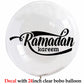 Custom Umrah Mubarak Balloon Helium Eid Balloons Sticker Muslim Islamic Festival Party DIY Decor Ramadan Kareem Decorations