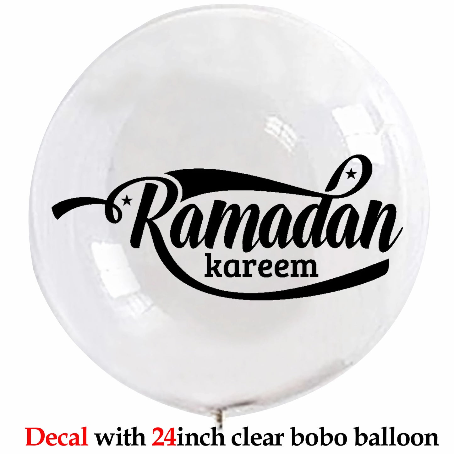 Custom Umrah Mubarak Balloon Helium Eid Balloons Sticker Muslim Islamic Festival Party DIY Decor Ramadan Kareem Decorations
