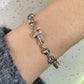 925 Sterling Silver Bracelets for Women Men String Accessories Trend Cross Zircon Pendant Party Jewelry Gift