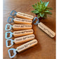 Birthday Bottle Opener 18th 21st 30th 40th 50th 60th Wood Beer Bottle Opener Fathers Day Birthday Party Gift Home Table Decorate