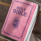 John 3 Pink Cutest Bible Memory Foam Pillow with Bible Throw Pillow Learn the valuable lesson Learn the valuable lesson