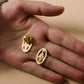 5Pcs Medalla Milagrosa Brooches Catholic Oval Hollow Our Lady Virgin Mary Lapel Pin Breastpin Jewelry Accessories Ornaments