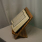 MDF Scripture Reading Stand Bracket Study Scripture Stand Reader Support Frame Elegant Decorative Wood Bookshelf