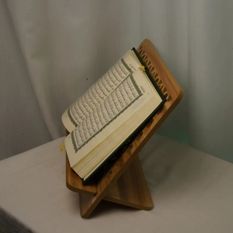 MDF Scripture Reading Stand Bracket Study Scripture Stand Reader Support Frame Elegant Decorative Wood Bookshelf