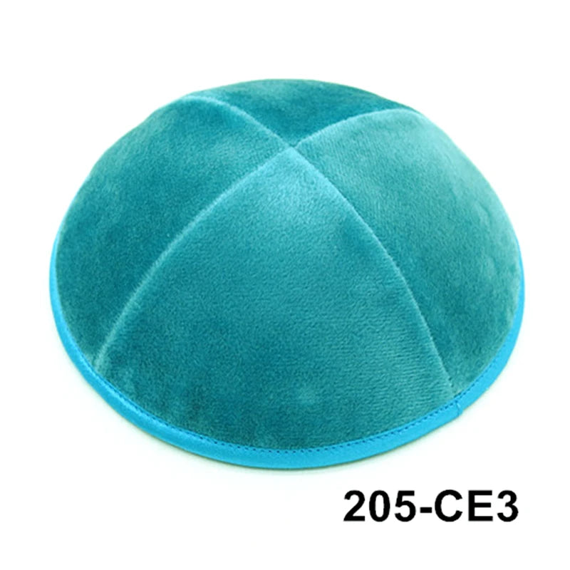 GIU 19cm Jewish Velvet Kippah Kippot Kipa Caps Skullies Beanies Yarmulke Kipot Dome For Wedding And Events