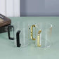 Judaica Acrylic Wash Cup Dual Handles Cup Jewish Niggel Vasser Hand Washing Cup for Prayer Ritual Clear Lucite Material