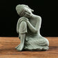 Office Table 9.84inch Buddha Statue Resin Large Meditation Buddha Buddha Figurine for Living Room