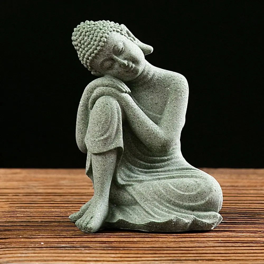 Office Table 9.84inch Buddha Statue Resin Large Meditation Buddha Buddha Figurine for Living Room