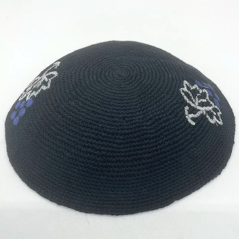 Jewish Kippa 17cm Knitted Kippah Yarmulke Skullcap