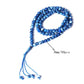 Muslim 8mm Rosary Tasbih 99 Beads Prayer Dhikr Misbaha with Names of Allah Muhammad Engraved In Islamic Religion Ramadan Gift