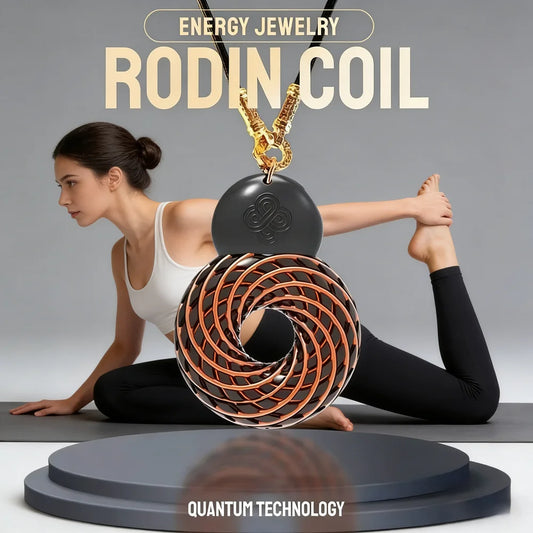 Rodin Coil Vortex PEMF Therapy Torus Healing Magic Stone with Adjustable Cord for Meditation Chakra Balancing Decor Ornament
