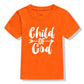 Child of God Toddler Kids Color T-Shirt Boy Girl Baby Born Crawling Short Sleeve Tops Holiday Faith Shirt Christian Easter Gifts