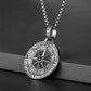 Stainless Steel 7 Archangel Seal Necklace Men's Solomon Kabbalah Seal Pendant Supernatural Protection Amulet Magical Jewelry