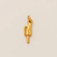 1PC minimalist gourmet style pendant, stainless steel plated with 18K gold, DIY preferred jewelry accessory