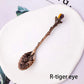 Natural Crystal Tumbled Stone Spoon Magic Energy Divination Halloween Spirit Souvenir Gift Home Decor Christmas Graduation Gift