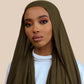 New Crinkle Rayon Hijab For Women Muslim Scarf Long Shawls Solid Islamic Turban Headband Heascarf Wraps Ramandan Headband