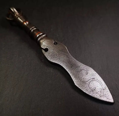 Gandhanra Vintage Tibetan Ritual Implement,Dorje Phurba Kila Dagger Altar Tool