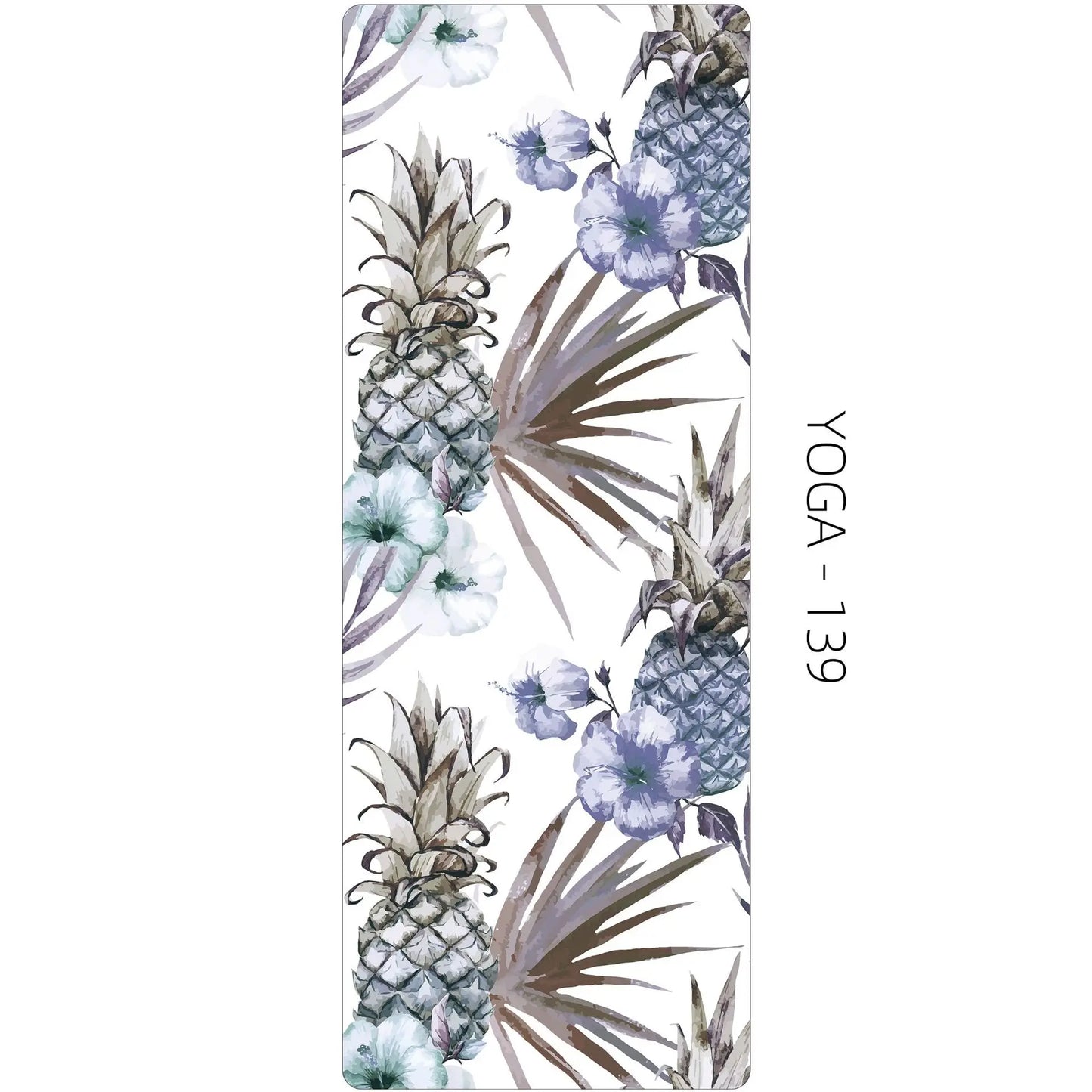 Zen Rhyme 1mm Natural Rubber Suede Yoga Mat Foldable Portable Anti-Slip Drape Gym Meditation Fitness Workout Gymnastics