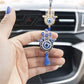 1Pc Evil Eye Car Vent Perfume Holder - Fits All Vents Holds Oils/Fresheners Easy Install Stylish Gift for Car Lovers