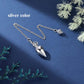 Silver Color Copper Metal Pendulum for Dowsing Divination Energy Reiki Healing Pointed Meditation Witch Spiritual Pendulos X092