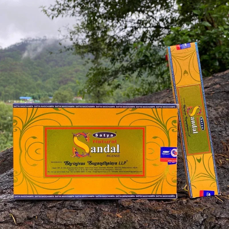India Stick Incenses White Sage Sandalwood Natural Household Indoor Clean Air Indian Handmade Incense Sticks NAG Champa Satya