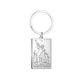 Dawapara Tarot Cards Keychains Stainless Steel Vintage Amulet Good Luck The Major Arcana Keyring Wiccan Jewelry