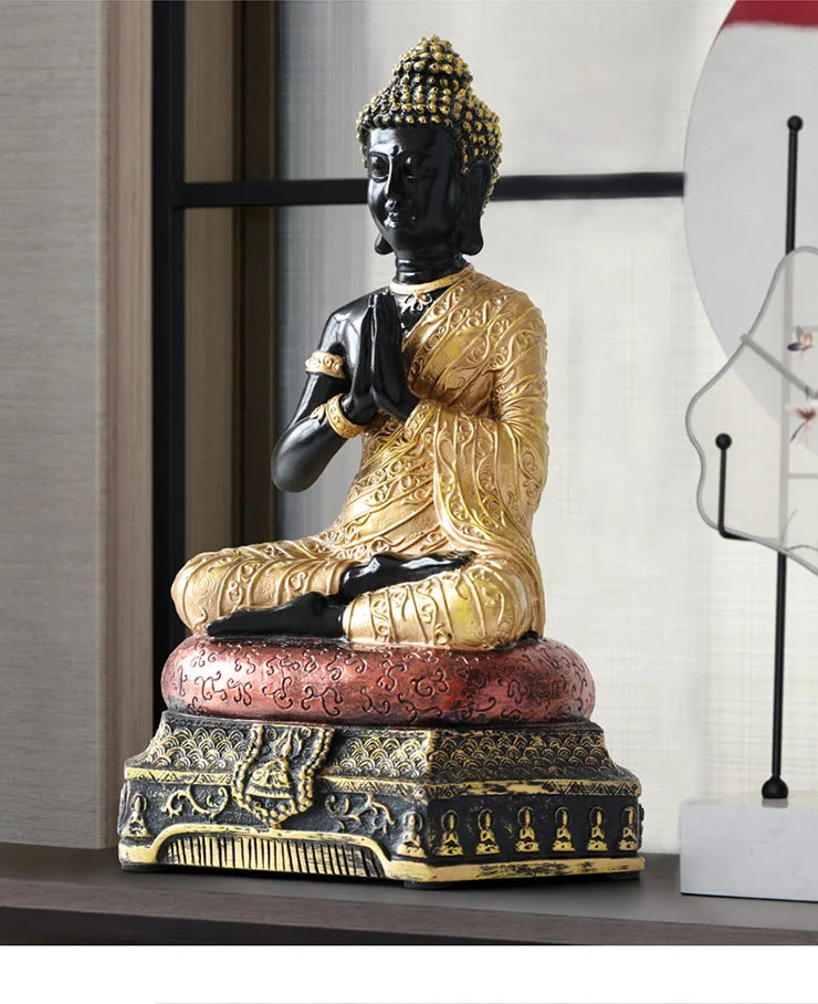 Chinese Style Buddha Ornaments Home Buddhist Halls Enshrine Furnishings Zen Home Decorations