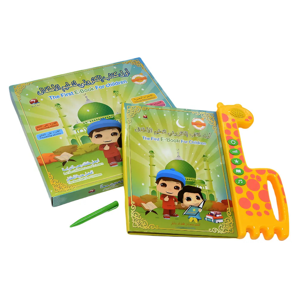 New Muslim Islamic Quran Learning Machine, E-Book Drawing Pad Musical Toy Kids'  Arabic English,Educational Toys for kids