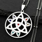 7 Chakra Sacred Geometry Metatron Necklace for Women Flower of Life Stainless Steel Stone Necklaces Reiki Healing Jewelry 9758