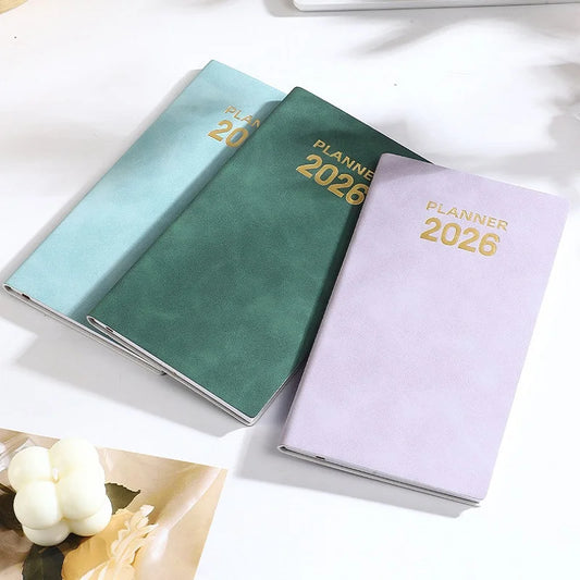 2026 Daily Planner,365 Days Time Management Notebook A6 Size Pocket Daily Organizer for Goal Tracking&Productivity student offic