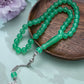 1 Islamic prayer counting bracelet | 45 acrylic beads | Rotatable silver Arabic pattern pendant | Unisex prayer tool