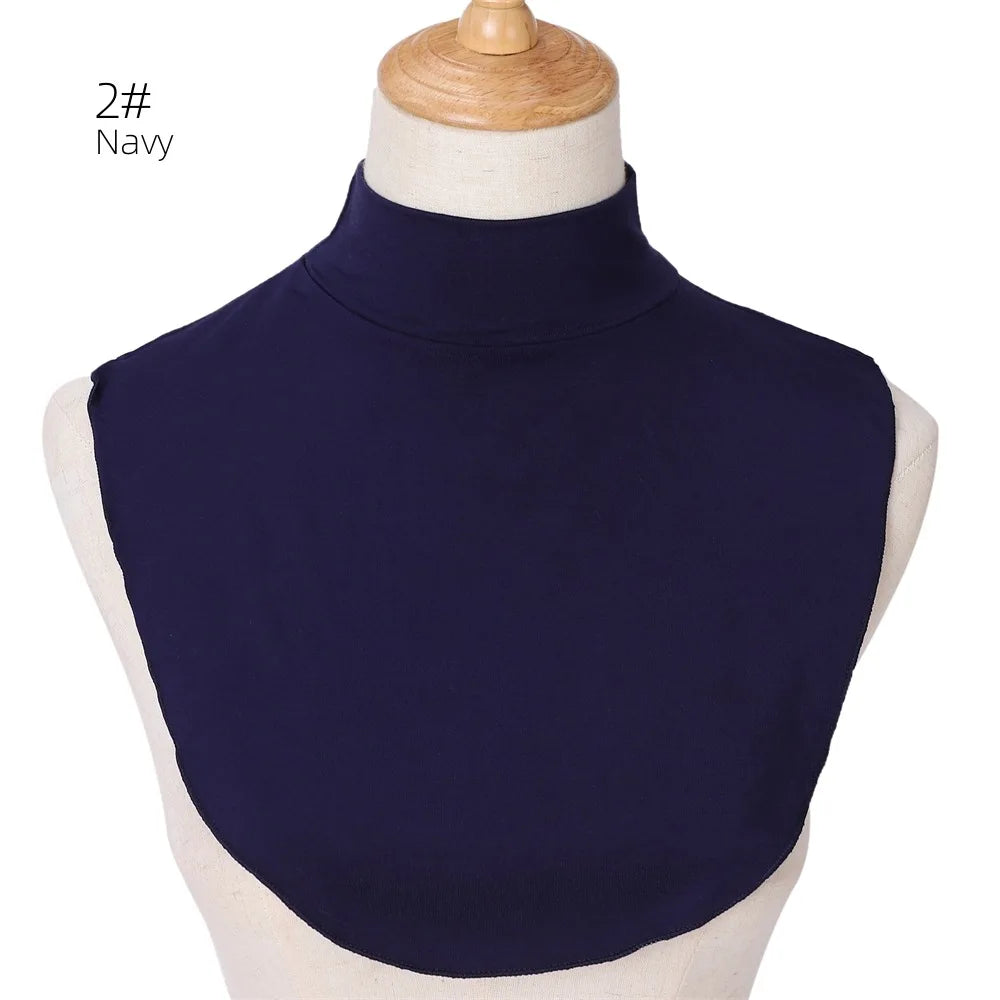 New Soft muslim women's neck cover modal jersey Full cover high neck turtle neck cover islamic clothing ladies clothes accessory