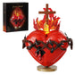 Sacred Heart of Jesus Building Block Set Home Decor Sacred Heart Prayer Room, Christian，Religious Room Decoration Gift for Adult